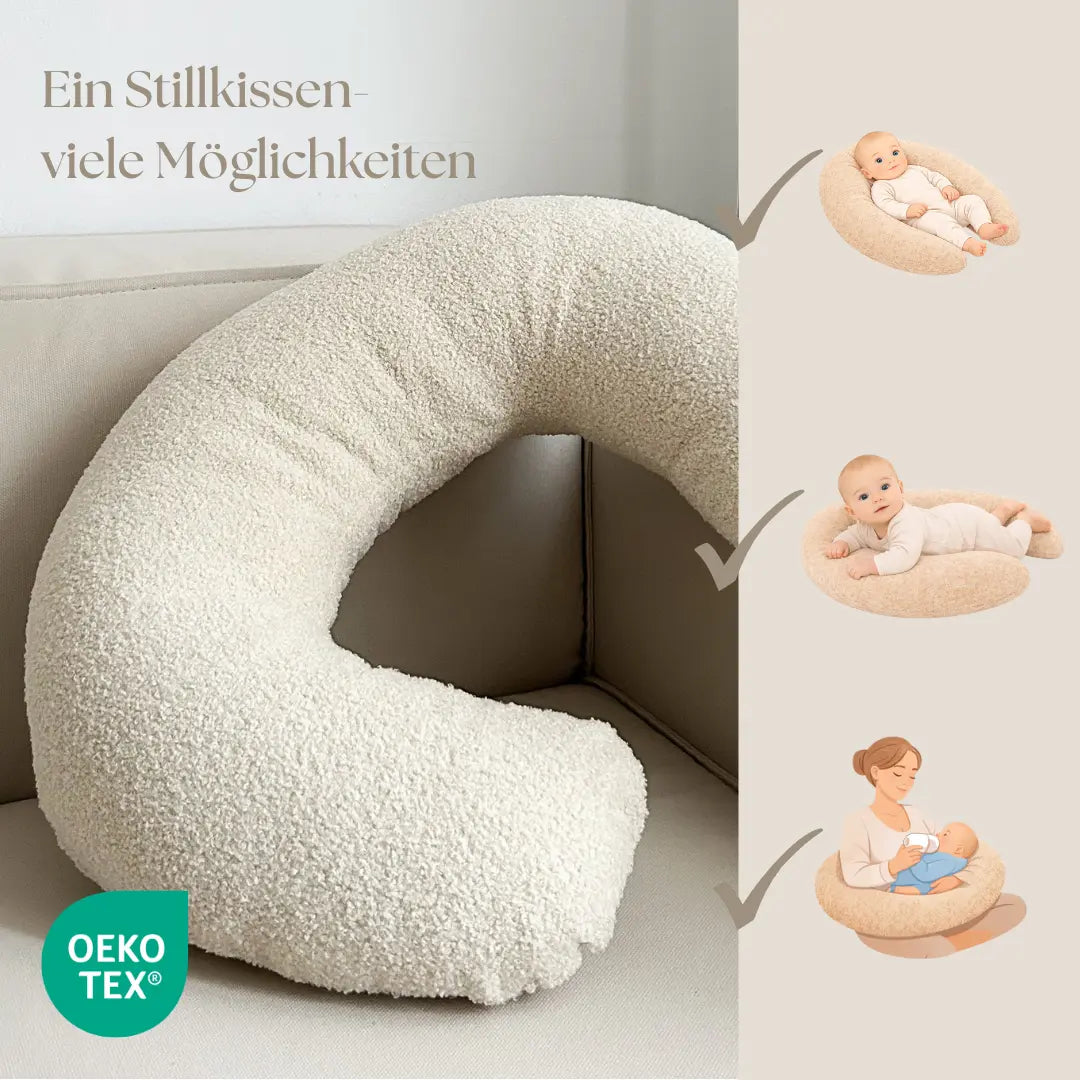 Stillkissen U-Form Bouclé – Oeko-Tex zertifiziert District for Kids