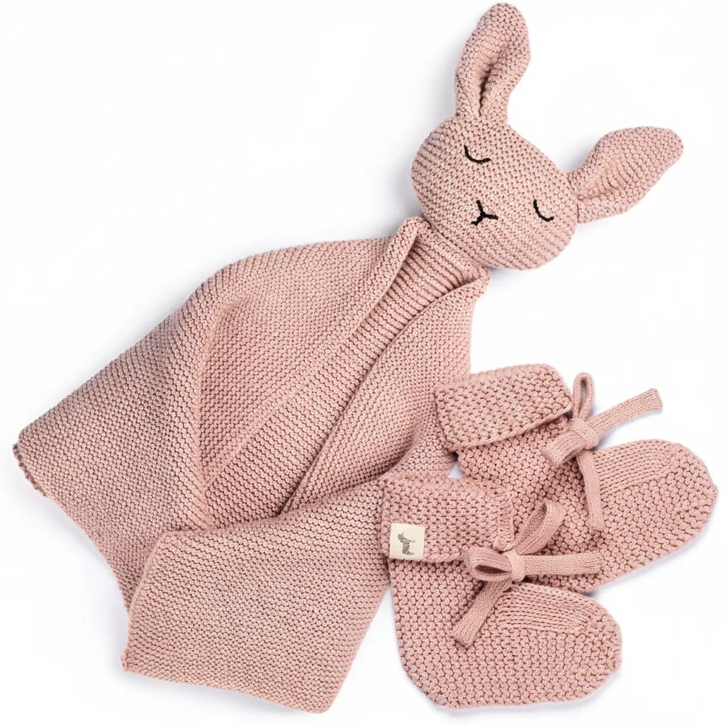 Baby Geschenkset „Hej Baby“ Rose