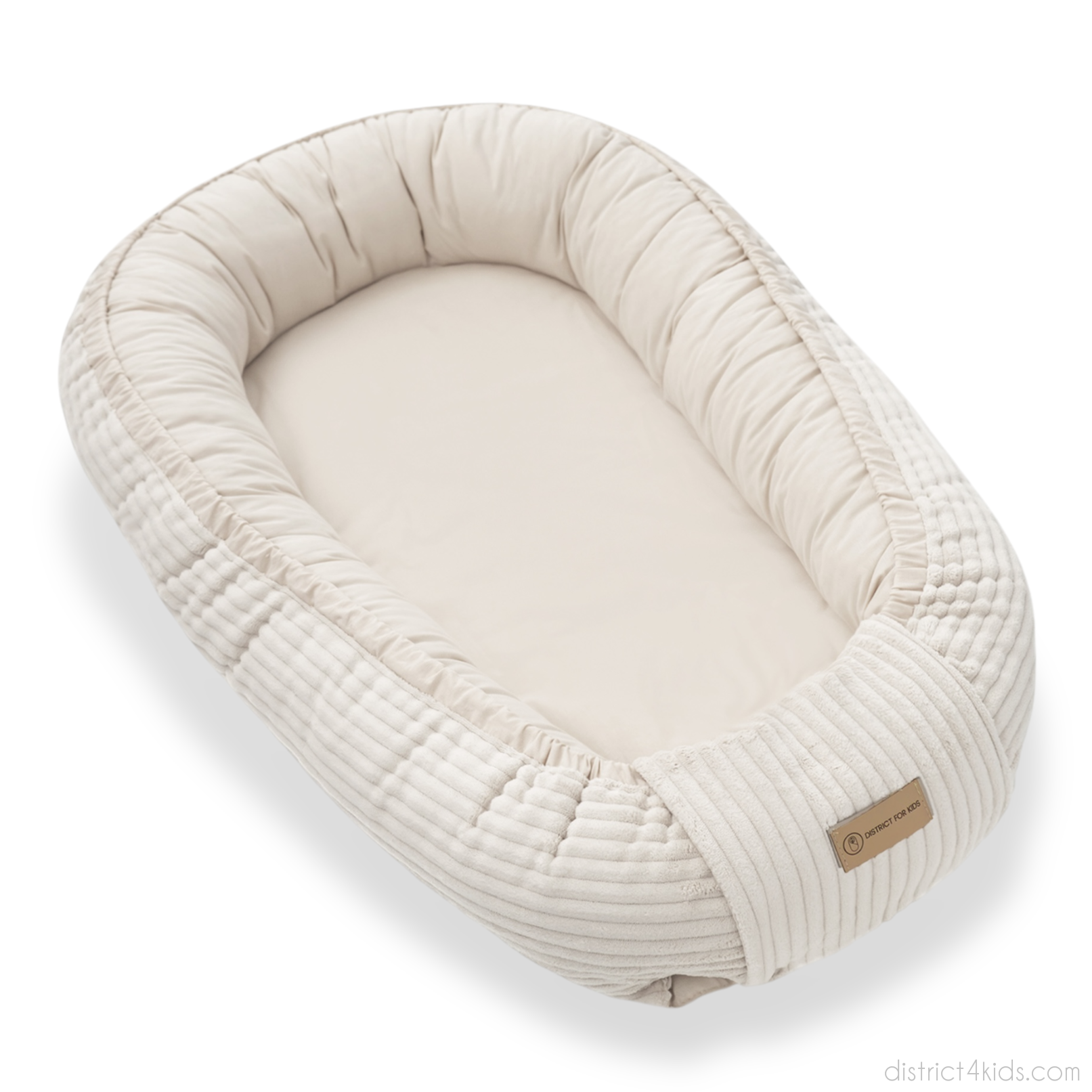 Babynestchen Cord  – Mitwachsender weicher Baby-Kokon