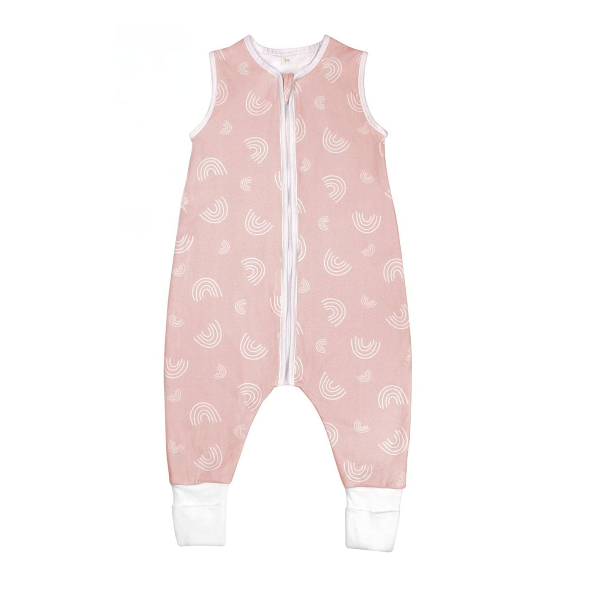 Babyschlafsack mit Füßen Zarter Regenbogen Rosé- 2.5 TOG