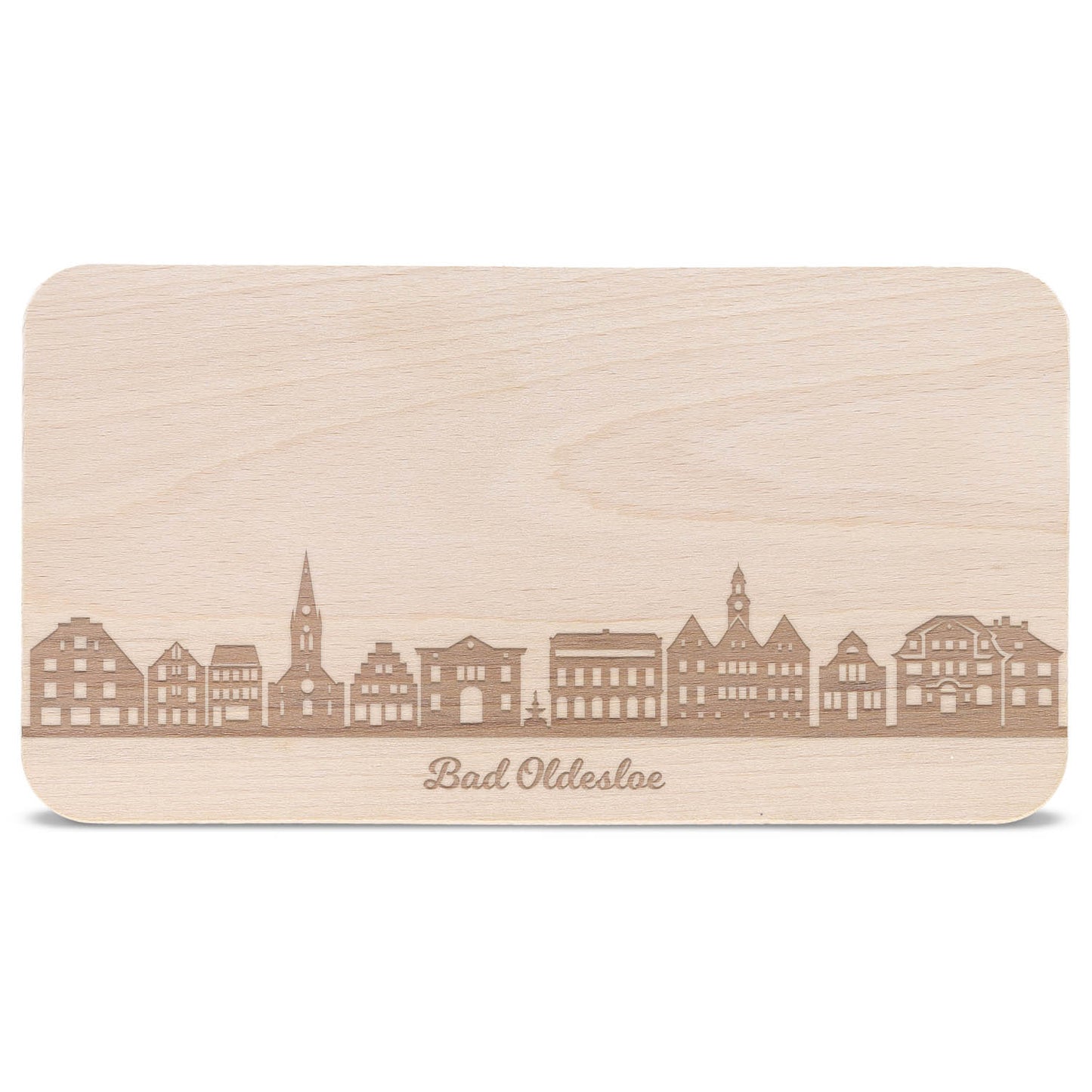 Frühstücksbrettchen Skyline Bad Oldesloe