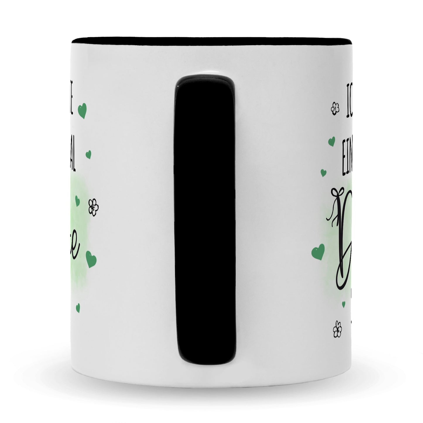 Bedruckte Tasse mit Spruch Wollte einfach mal danke sagen