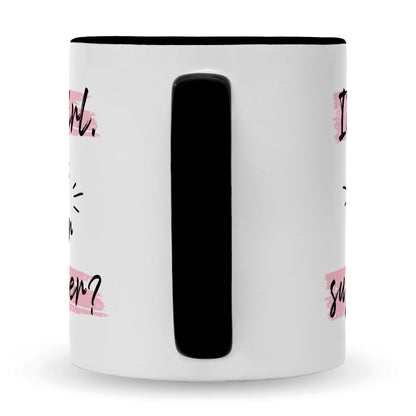 Bedruckte Tasse mit Spruch I'm a girl