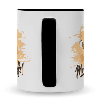 Bedruckte Tasse mit Spruch Morgenmuffel