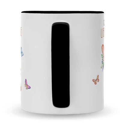 Bedruckte Tasse mit Spruch Lieblingshase