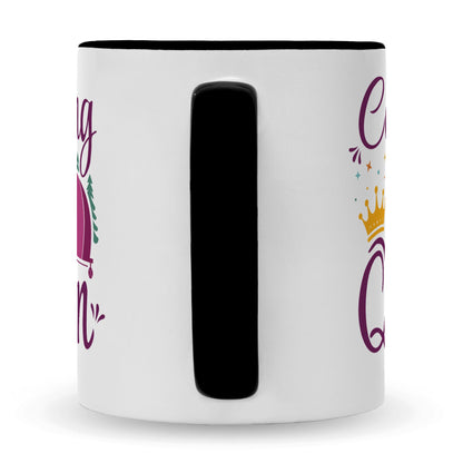 Bedruckte Tasse mit Spruch Camping Queen