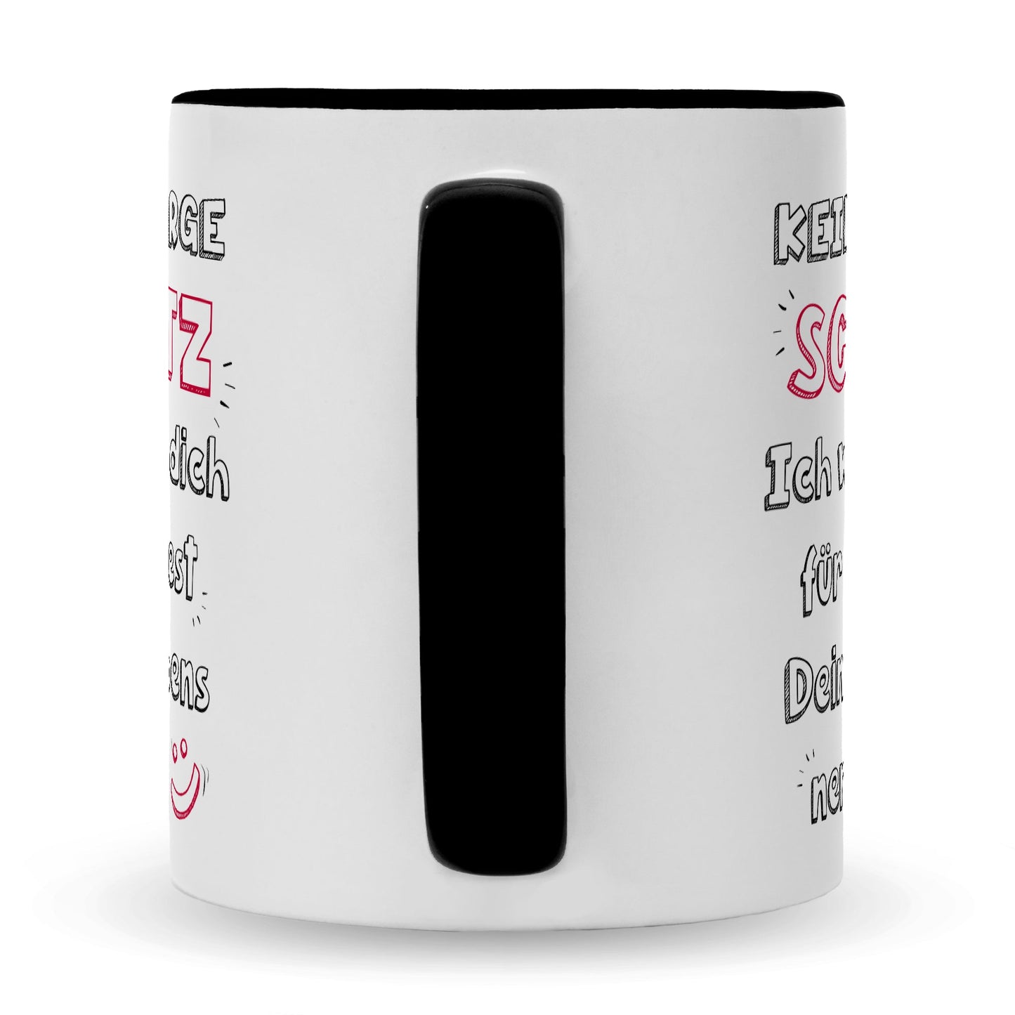 Bedruckte Tasse mit Spruch Schatz ich werde dich nerven