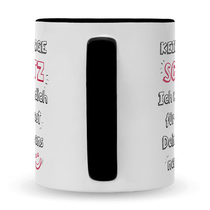 Bedruckte Tasse mit Spruch Schatz ich werde dich nerven