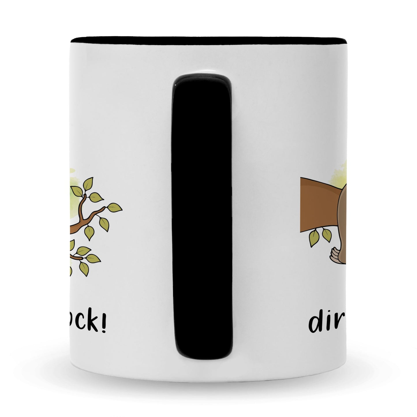 Bedruckte Tasse mit Spruch Ich kam, sah und hatte direkt keinen Bock