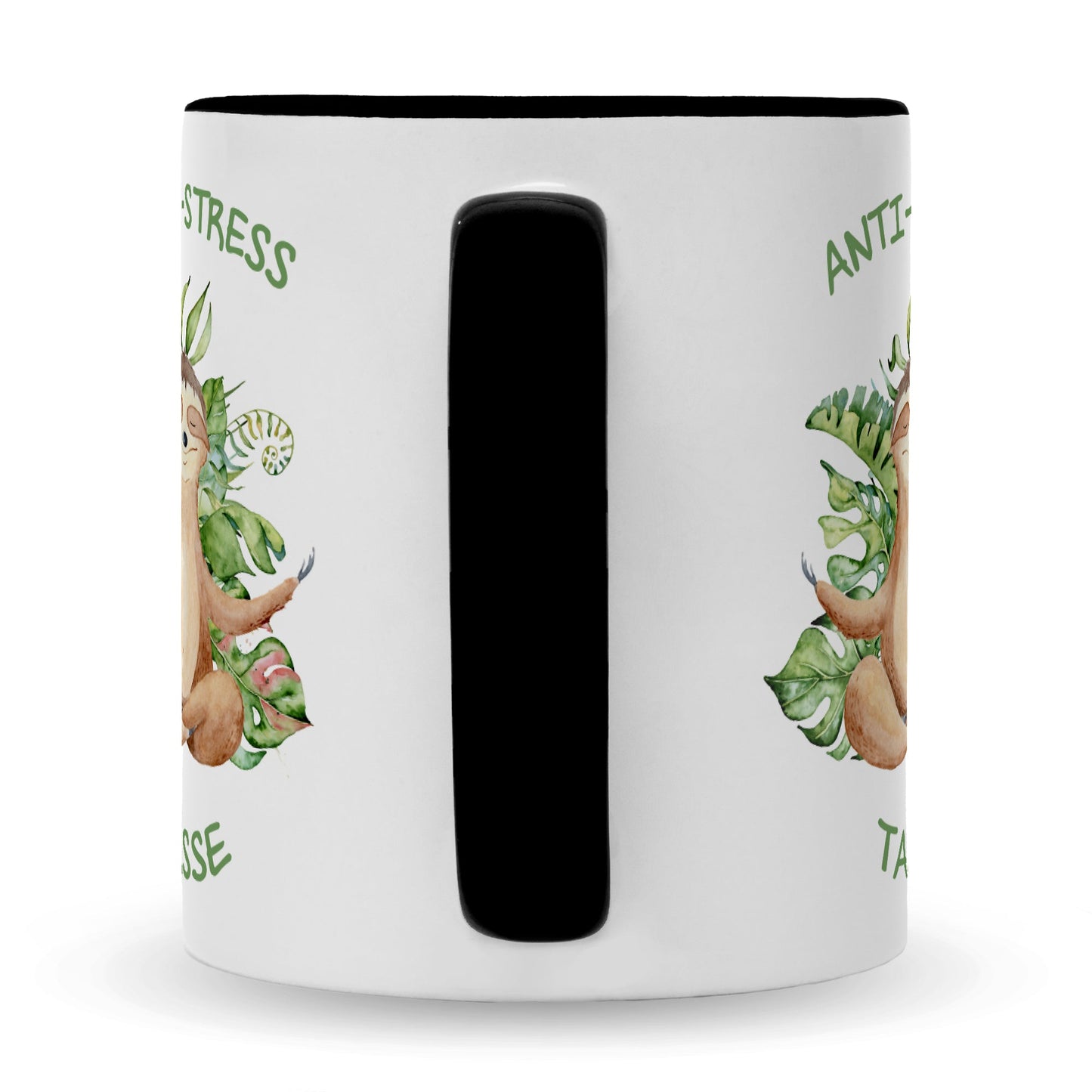 Bedruckte Tasse mit Spruch Anti-Stress Tasse