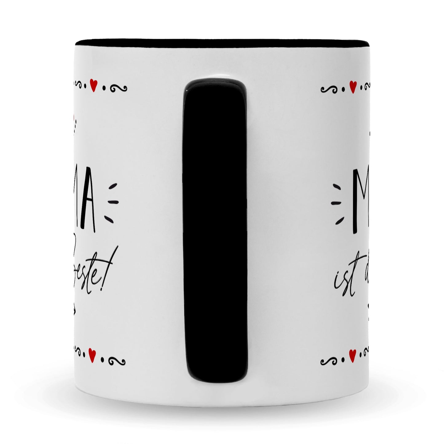 Bedruckte Tasse mit Spruch Mama ist die Beste!