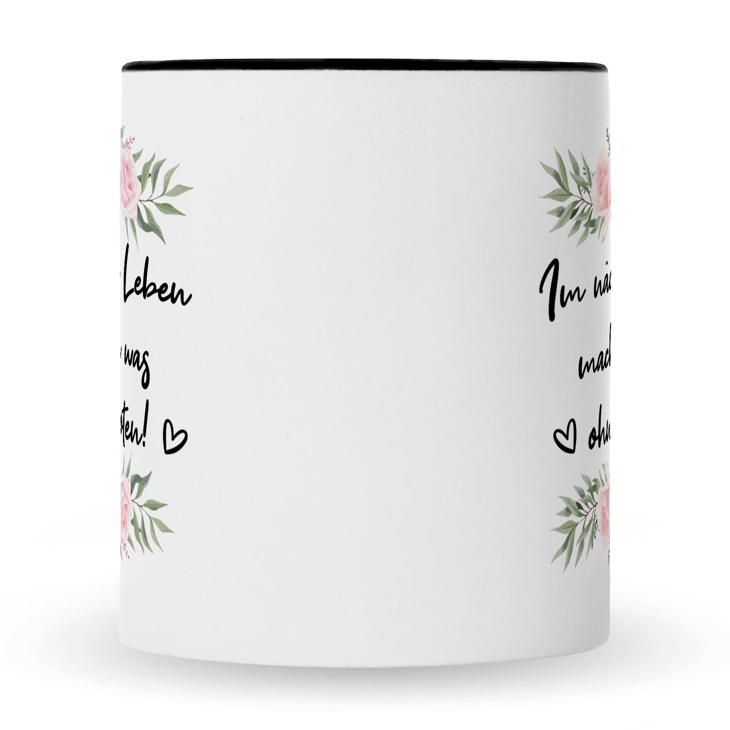 Bedruckte Tasse mit Spruch Im nächsten Leben
