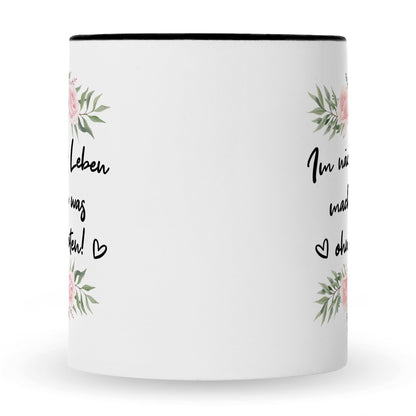 Bedruckte Tasse mit Spruch Im nächsten Leben