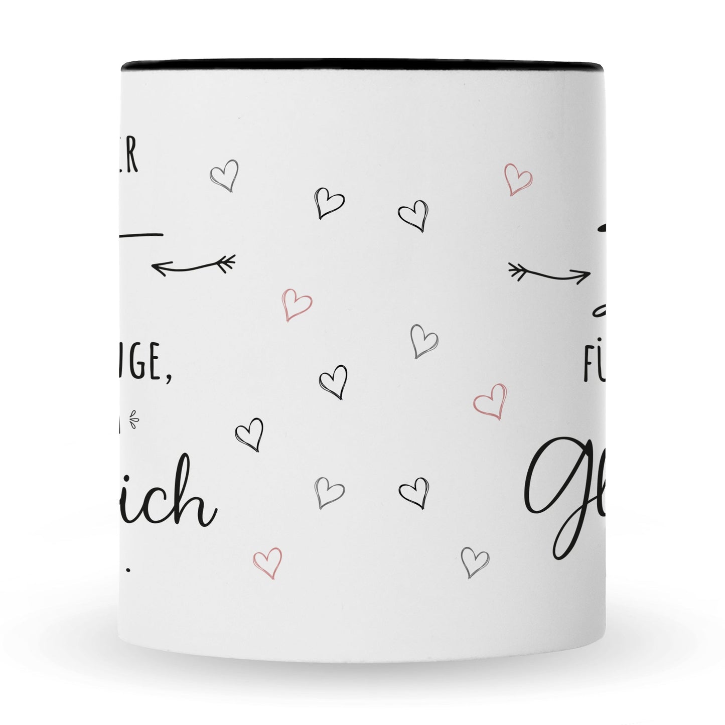 Bedruckte Tasse mit Spruch Nimm dir Zeit