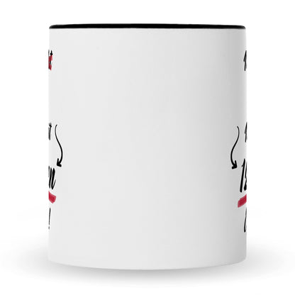 Bedruckte Tasse mit Spruch Ich bin nicht 30