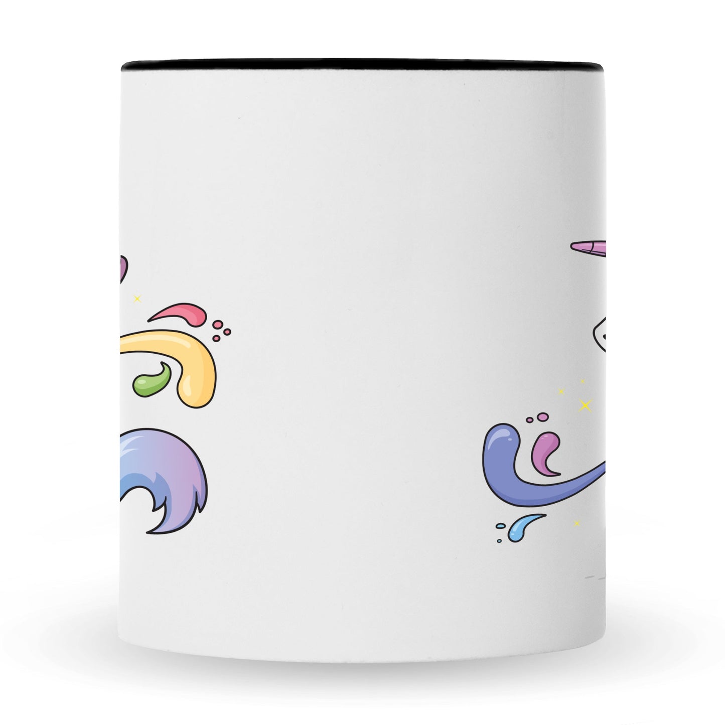 Bedruckte Tasse mit Motiv Einhorn
