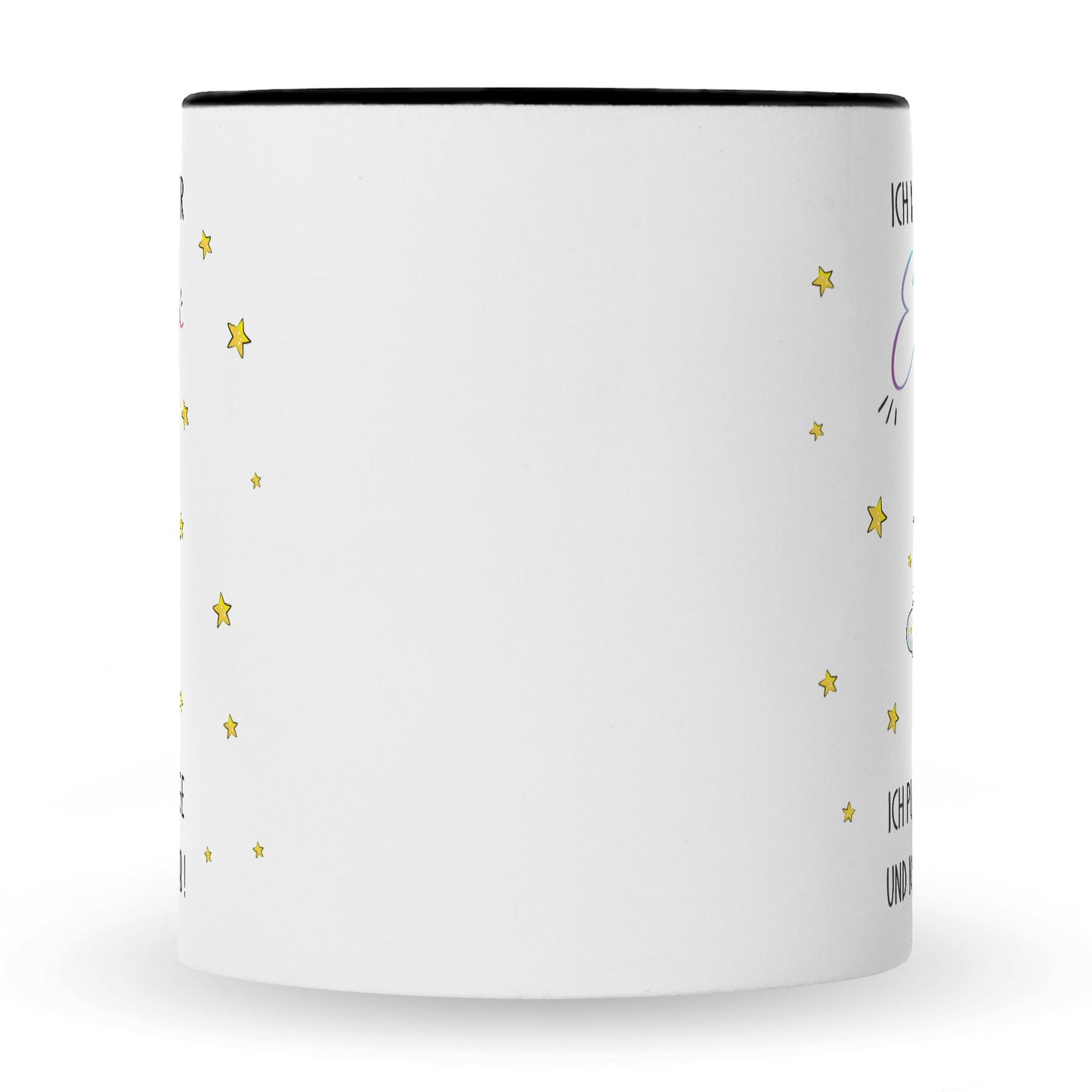 Bedruckte Tasse mit Spruch Königin der Einhörner