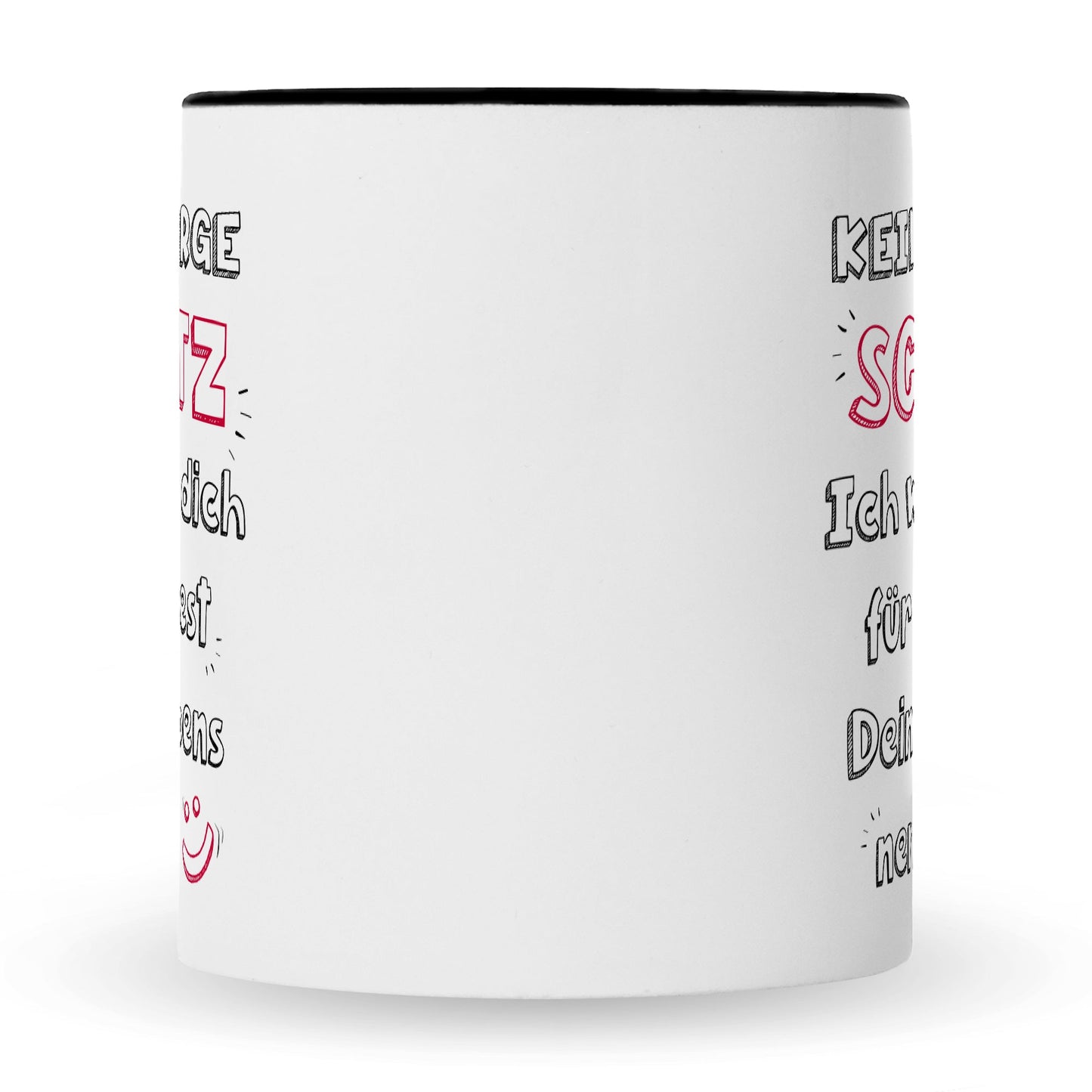 Bedruckte Tasse mit Spruch Schatz ich werde dich nerven