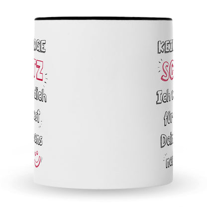 Bedruckte Tasse mit Spruch Schatz ich werde dich nerven