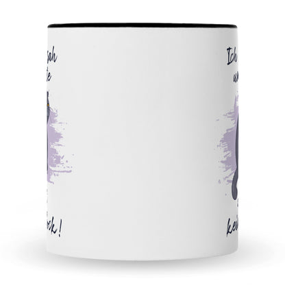 Bedruckte Tasse mit Spruch Ich kam, sah und hatte direkt keinen Bock V2