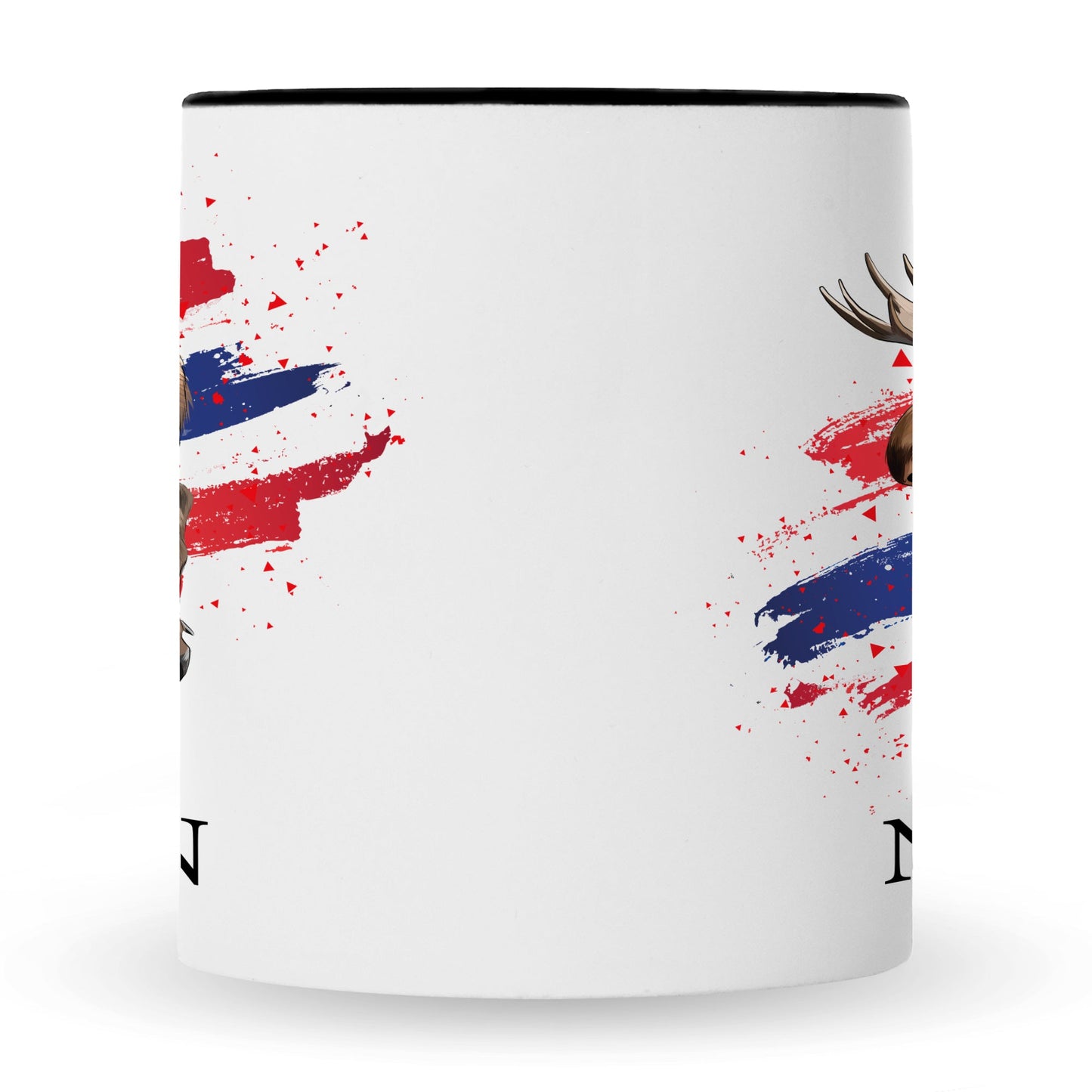 Bedruckte Tasse mit Motiv Norwegen