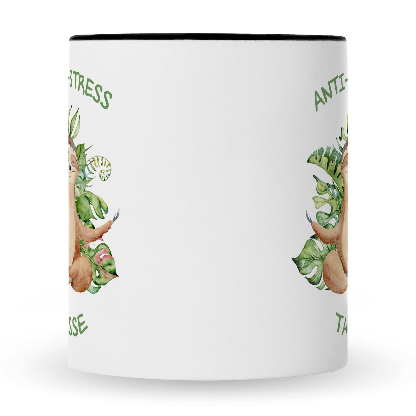Bedruckte Tasse mit Spruch Anti-Stress Tasse