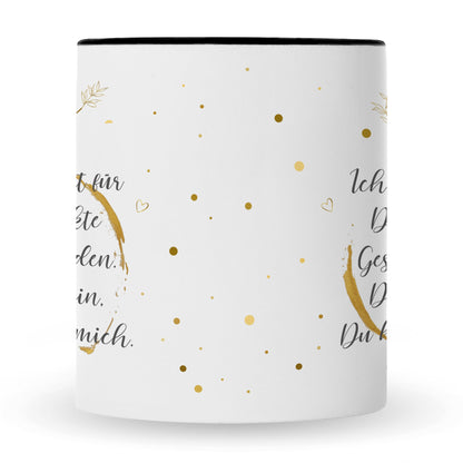 Bedruckte Tasse Schatz Ich habe versucht