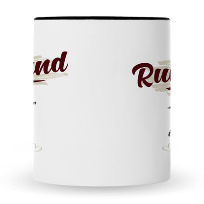 Bedruckte Tasse mit Spruch Bin im Ruhestand