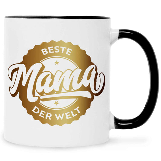 Bedruckte Tasse mit Spruch Beste Mama der Welt