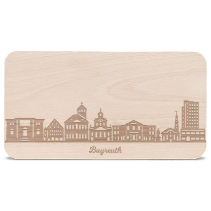 Frühstücksbrettchen Skyline Bayreuth
