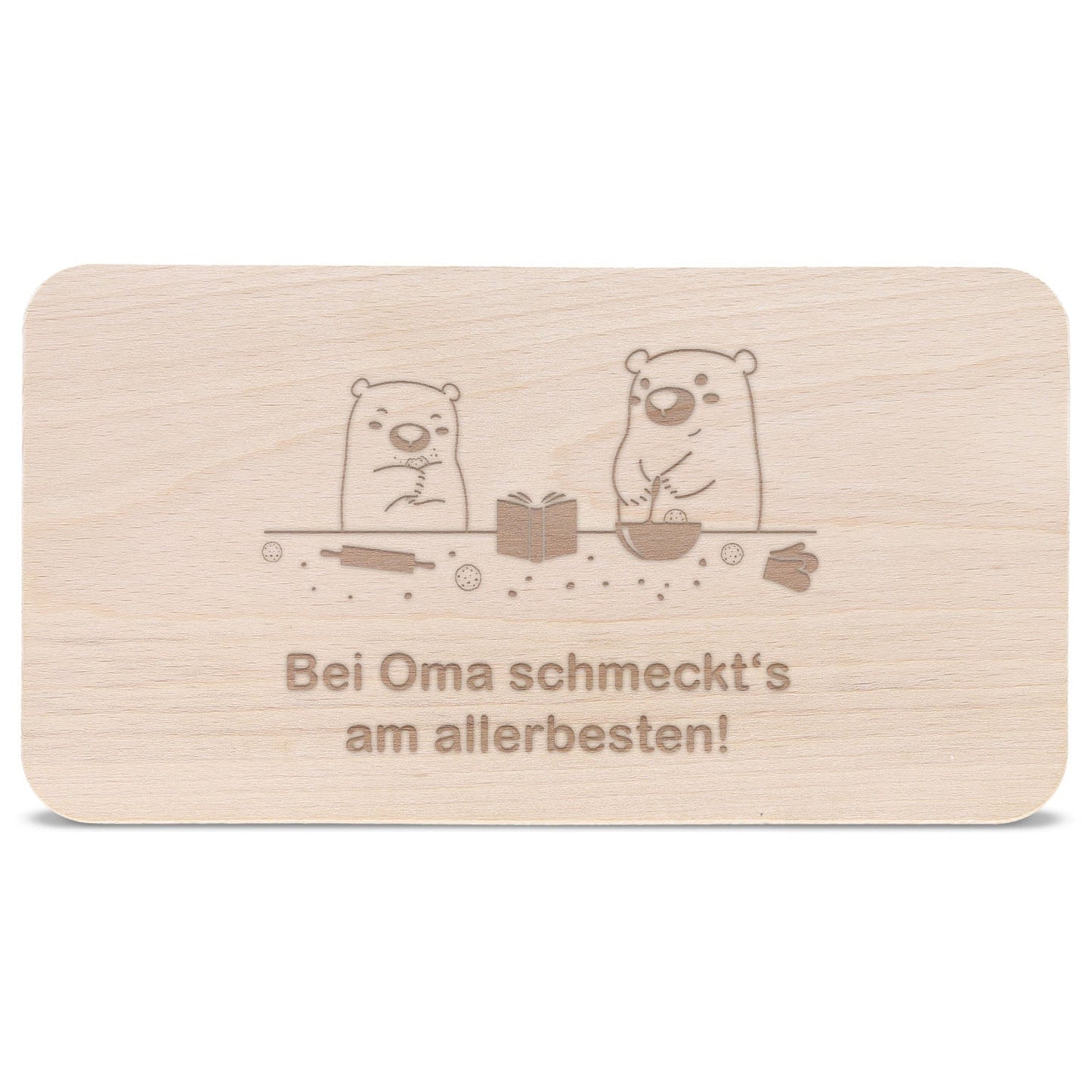 Frühstücksbrettchen Bei Oma schmeckt´s am allerbesten