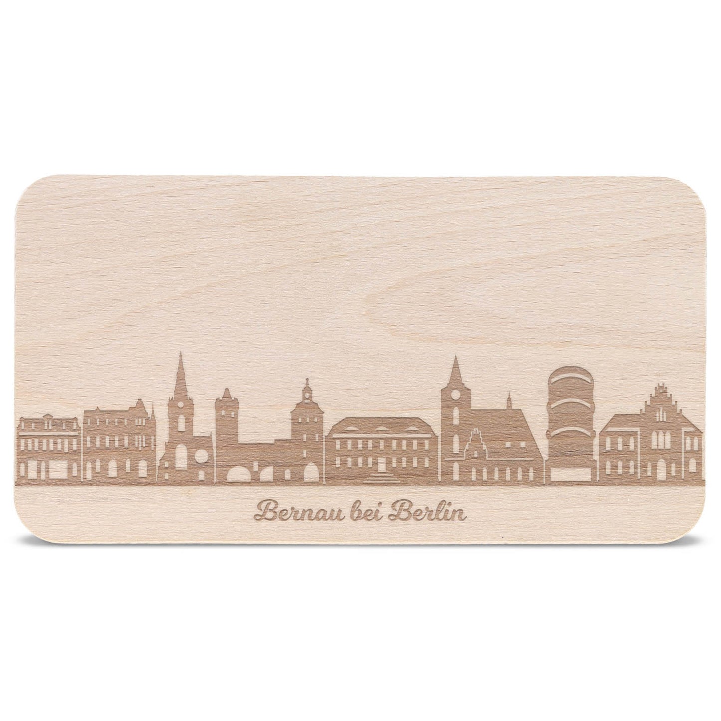 Frühstücksbrettchen Skyline Bernau bei Berlin