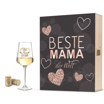 Leonardo Weinglas mit Gravur "Beste Mama der Welt" UV