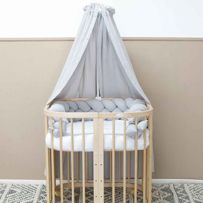 Betthimmel Musselin für Babybett & Kinderzimmer – atmungsaktiv & stilvoll