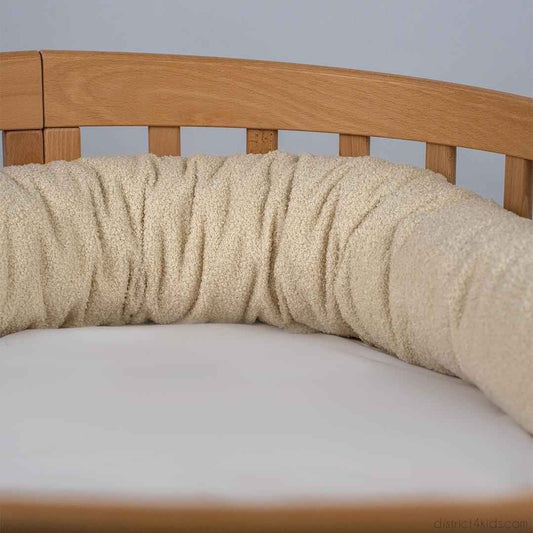 Bettschlange einsträngig Teddystoff Boucle – Schutz & Vielseitig