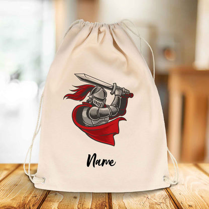 Bedruckter Turnbeutel mit Fantasy Motiv und Wunschname