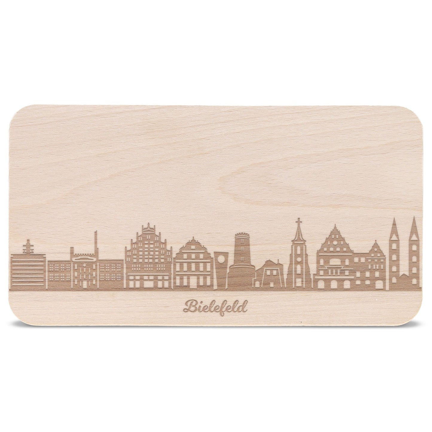 Frühstücksbrettchen Skyline Bielefeld