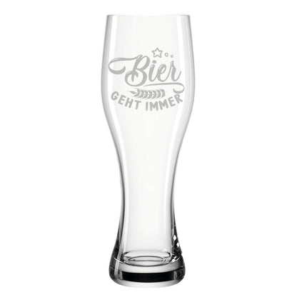 Leonardo Weizenglas "Bier geht immer"