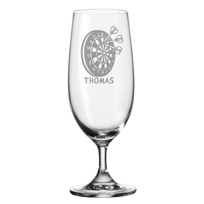 Leonardo Bierglas mit Gravur "Darts" mit Namen