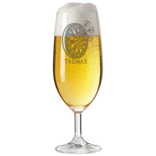 Leonardo Bierglas mit Gravur "Darts" mit Namen
