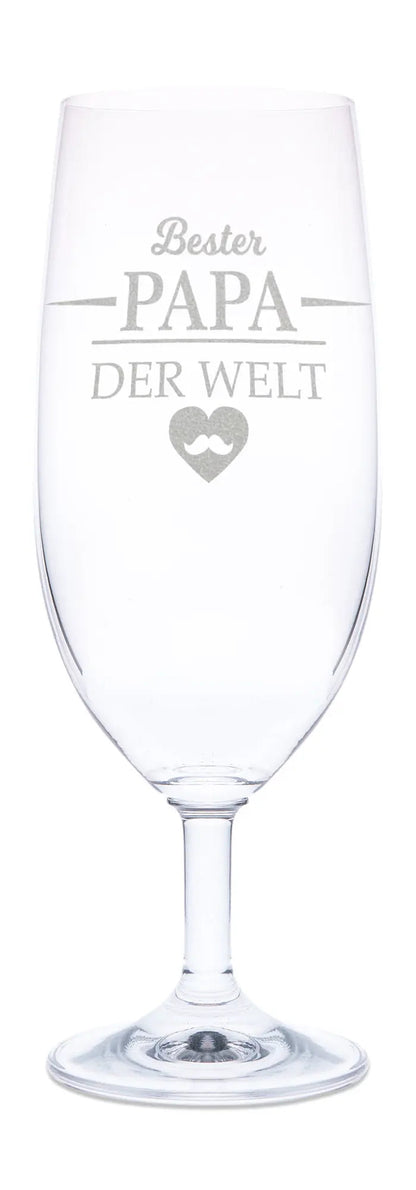 Leonardo Bierglas mit Gravur "Bester Papa der Welt"