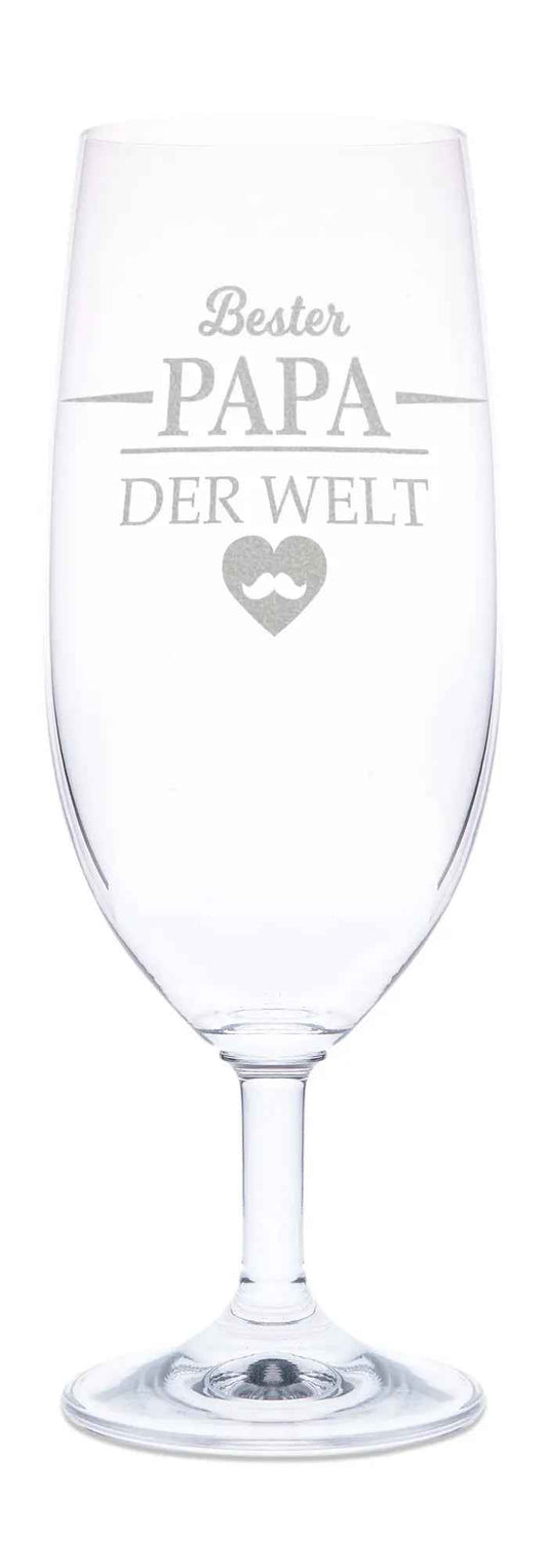 Leonardo Bierglas mit Gravur "Bester Papa der Welt"