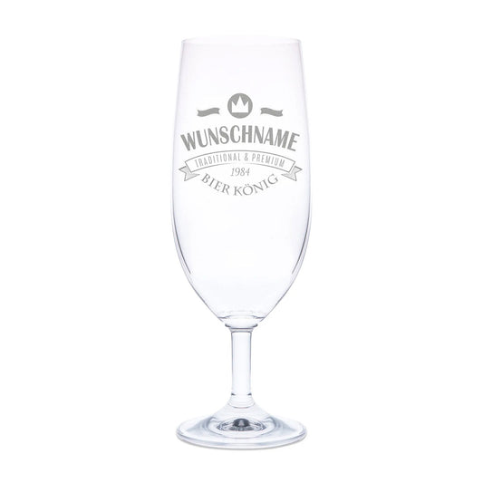 Leonardo Bierglas mit Gravur "Bierkönig"