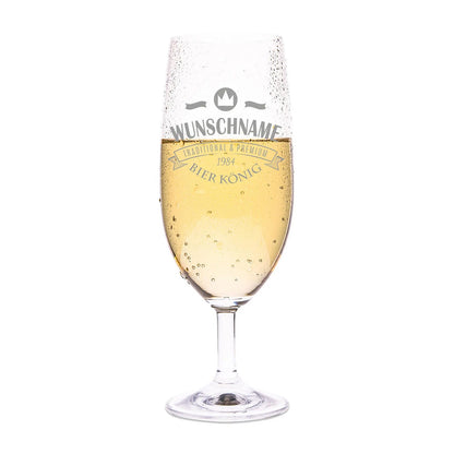 Leonardo Bierglas mit Gravur "Bierkönig"