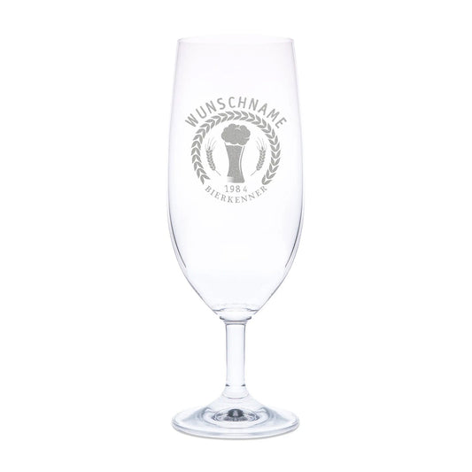 Leonardo Bierglas mit Gravur "Bierkenner"