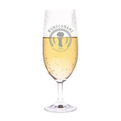 Leonardo Bierglas mit Gravur "Bierkenner"