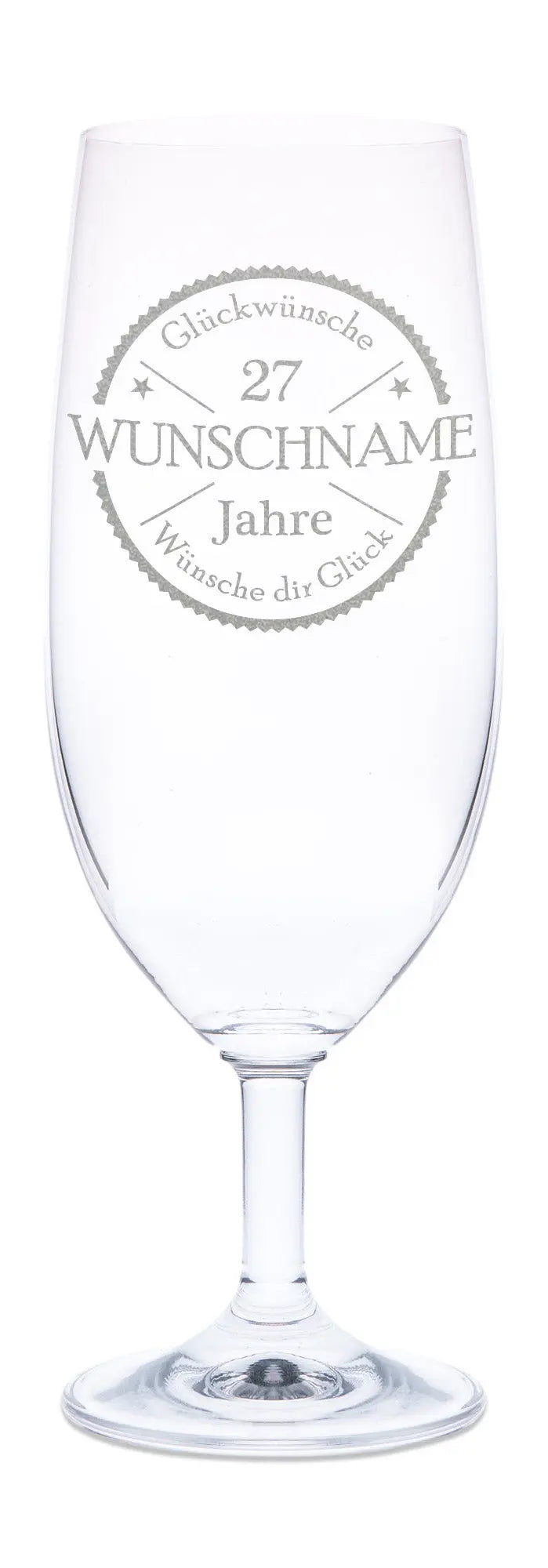 Leonardo Bierglas mit Gravur "Glückwünsche"