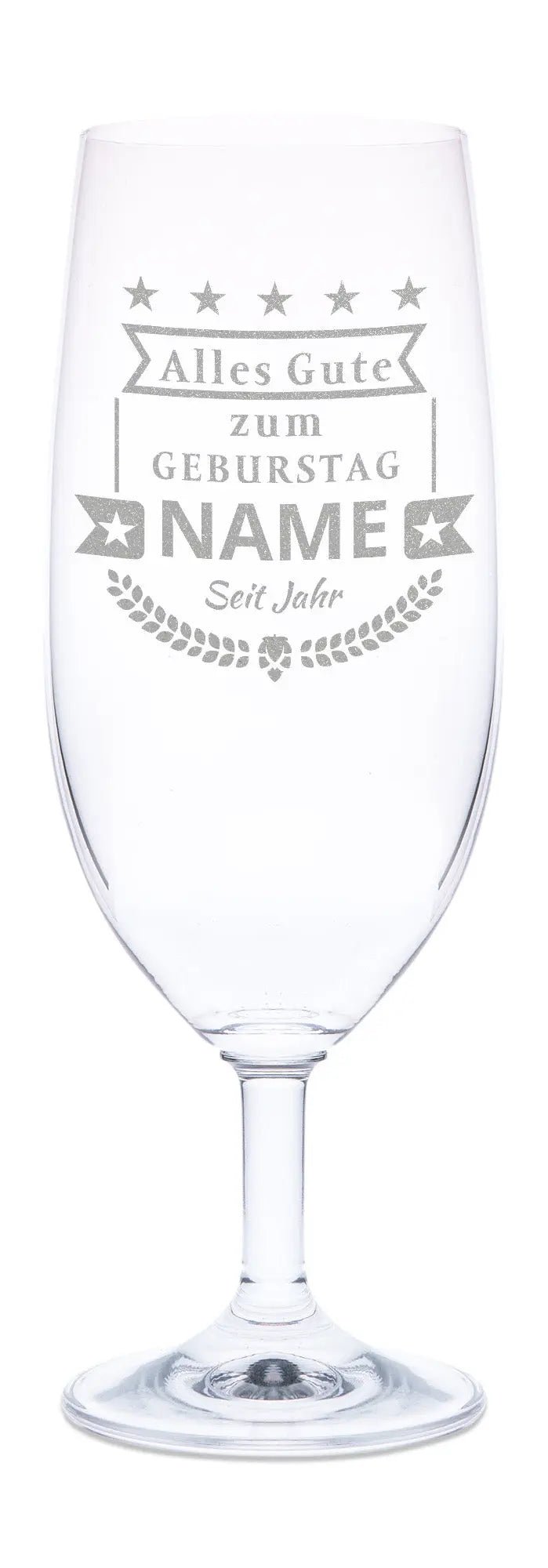 Leonardo Bierglas mit Gravur "Happy Birthday"