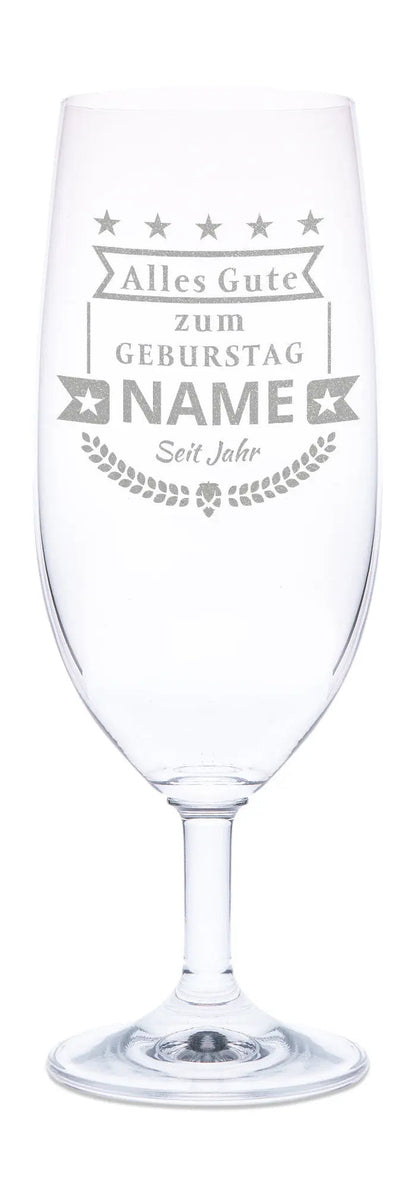 Leonardo Bierglas mit Gravur "Happy Birthday"