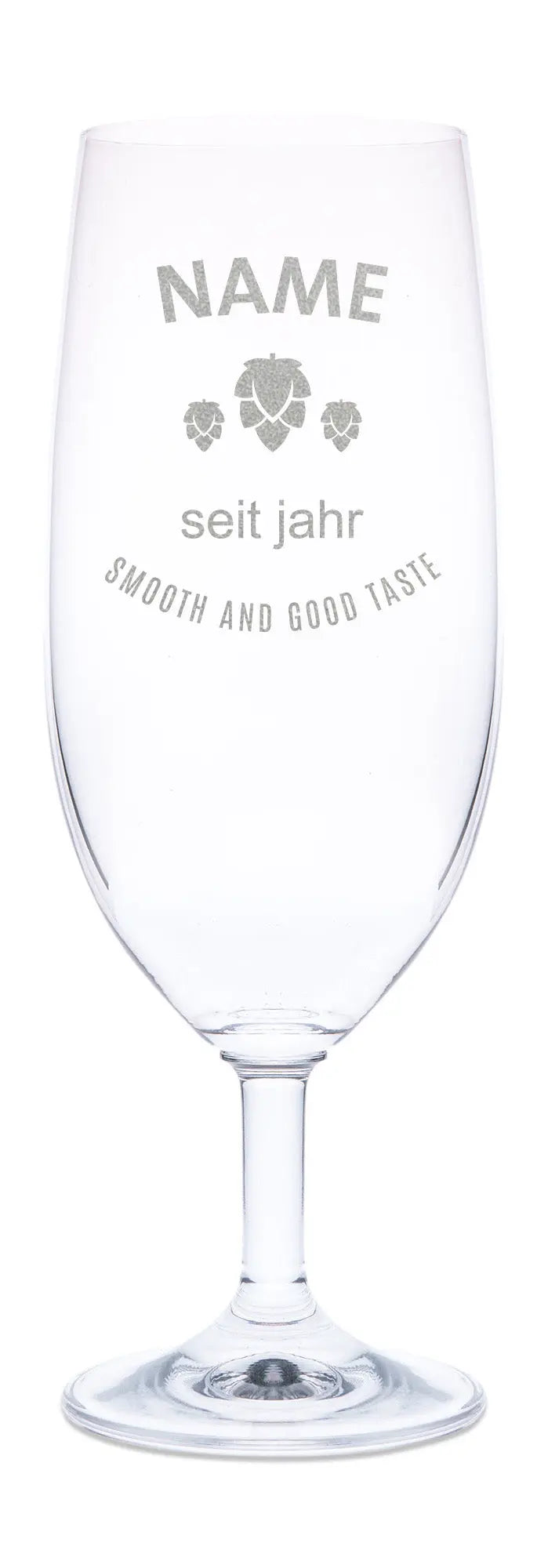 Leonardo Bierglas mit Gravur "Smooth & Taste"